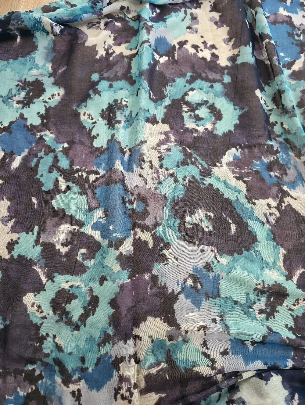 Floral Watercolor Scarf